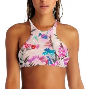 VITAMIN A COZUMEL SUGAR BEACH HIGH NECK BIKINI TOP